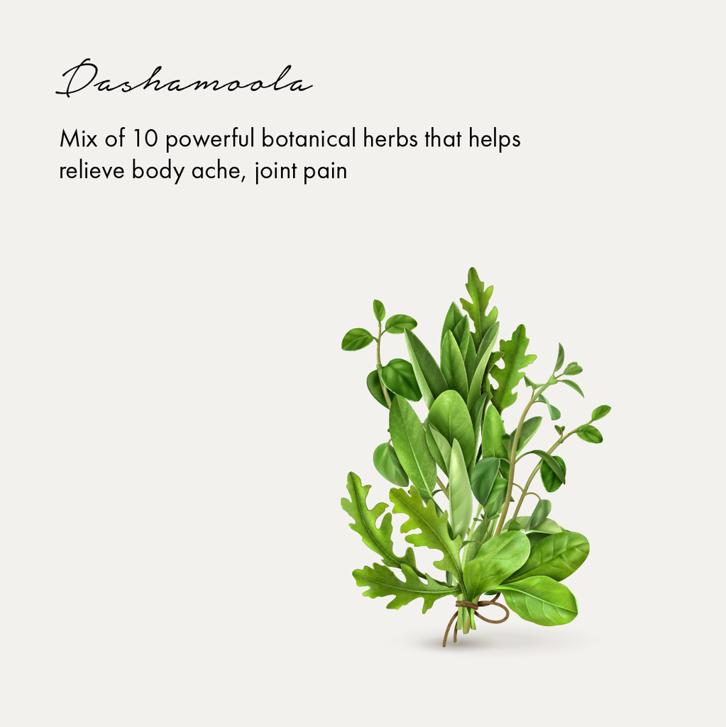 Dashamoola herb : ayurvedic joint pain relief oil